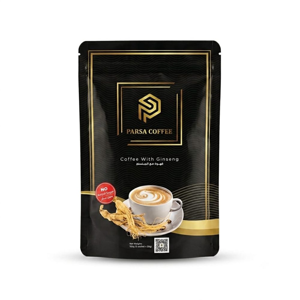 قهوة بارسا كوفي PARSA COFFEE مع الجينسنغ  – 100 جرام