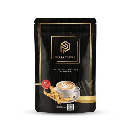 قهوة بارسا كوفي PARSA COFFEE مع الجينسنغ – 100 جرام قهوة بارسا كوفي PARSA COFFEE مع الجينسنغ – 100 جرام