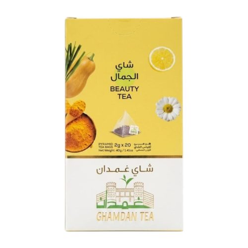  شاي غمدان  GHAMDAN BEAUTY TEA شاي الجمال  –  20 كيس هرمي
