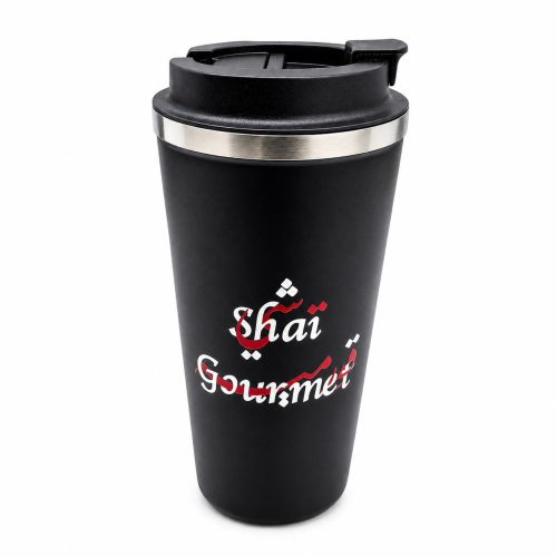 كوب ستانلس ستيل أسود حافظ للحرارة والبرودة من شي قورميه Shai Gourmet – سعة 510 مل كوب ستانلس ستيل أسود حافظ للحرارة والبرودة من شي قورميه Shai Gourmet – سعة 510 مل