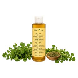 Caesar alatarh Premium 100% Natural Watercress Oil for Follicle Fortification, Hair Elongation &amp; Scalp Dandruff Elimination – 120ml Bottle