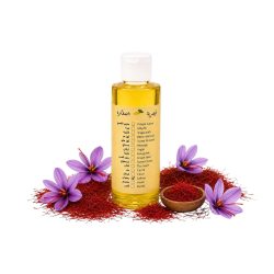 Caesar alatarh Premium 100% Natural Saffron Oil for Heart Optimization, Cholesterol Control &amp; Advanced Dry Skin Deep Hydration – 120ml Bottle