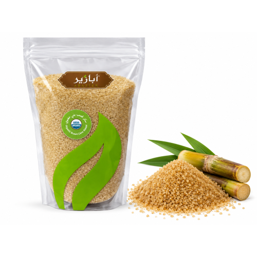 سكر قصب بني عضوي أبازير 1 Kg