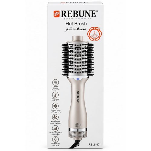 REBUNE Hot Hair Brush 1200W RE-2197 REBUNE Hot Hair Brush 1200W RE-2197