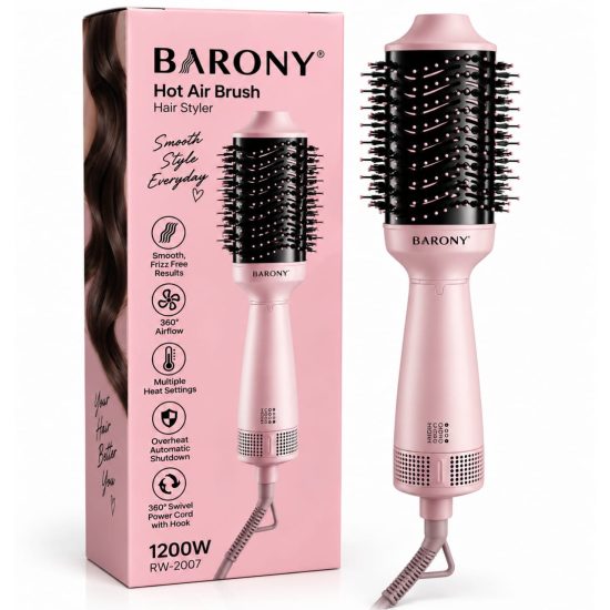BARONY Hot Air Brush Hair Styler 1200W - RW-2007