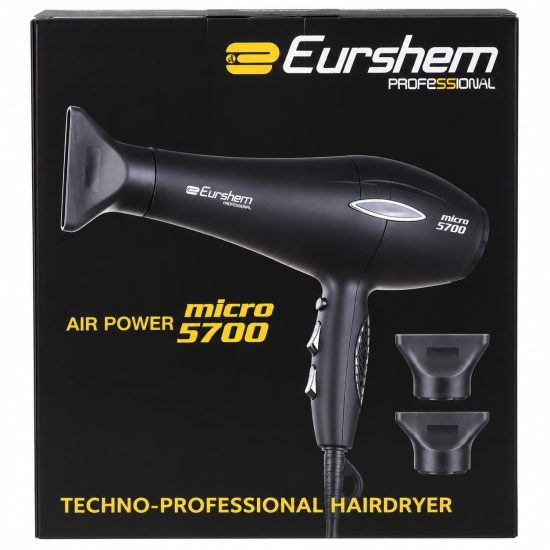 مجفف شعر احترافي يورشيم Eurschem ES-5700 بقوة 2200–2400 واط
