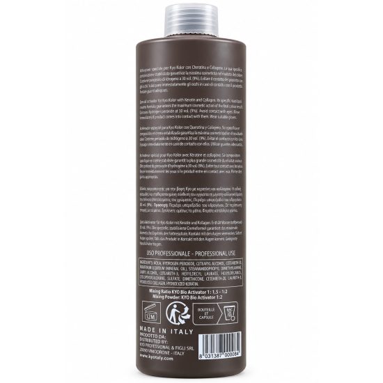 KYO Oxydant 30 Volume 9% with Keratin & Collagen – 1000 ml KYO Oxydant 30 Volume 9% with Keratin & Collagen – 1000 ml