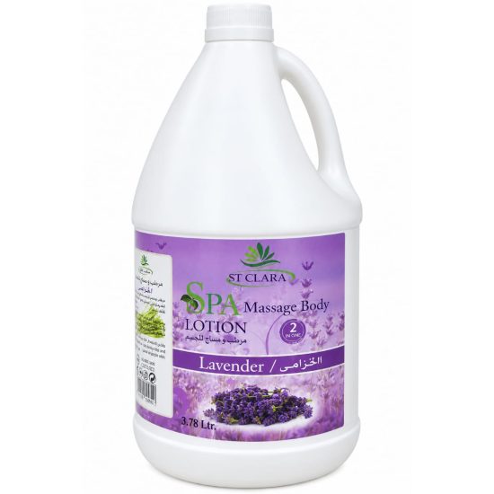 ST CLARA SPA Massage Body Lotion Lavender 3.78 L