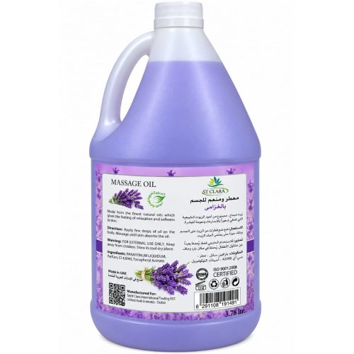 ST CLARA SPA Lavender Body Massage Oil 3.78 L ST CLARA SPA Lavender Body Massage Oil 3.78 L