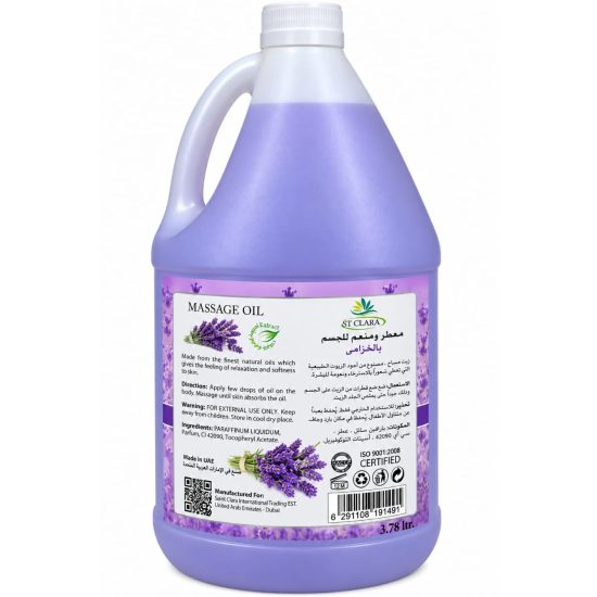ST CLARA SPA Lavender Body Massage Oil 3.78 L