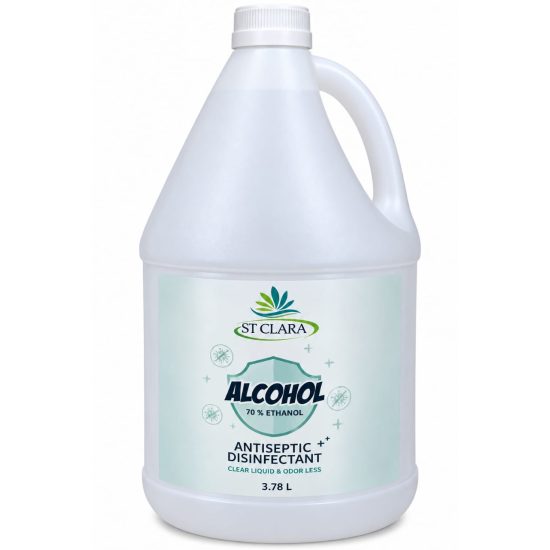ST CLARA Alcohol 70% Ethanol Antiseptic & Disinfectant 3.78 L ST CLARA Alcohol 70% Ethanol Antiseptic & Disinfectant 3.78 L