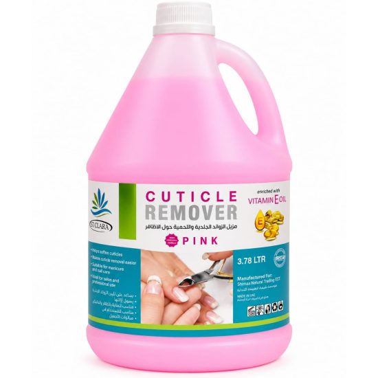 Cuticle Remover Pink with Vitamin E Oil – 3.78 LTR