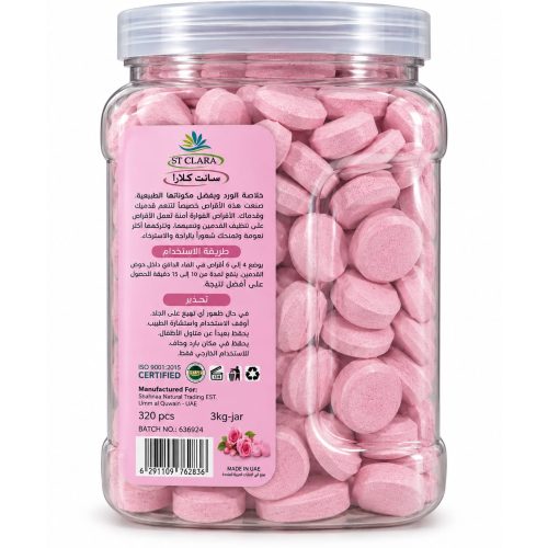ST CLARA SPA Foot Tablets – Rose – 320 pcs ST CLARA SPA Foot Tablets – Rose – 320 pcs