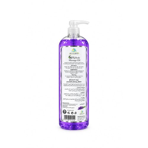 ST CLARA SPA Body Massage Oil – Lavender – 1200 ml ST CLARA SPA Body Massage Oil – Lavender – 1200 ml
