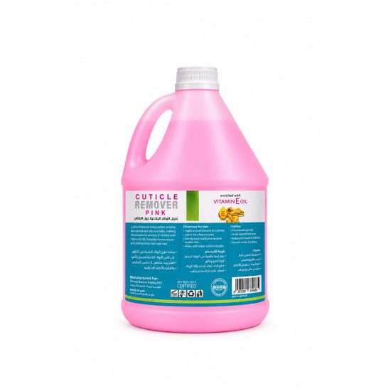 Cuticle Remover Pink with Vitamin E Oil – 3.78 LTR
