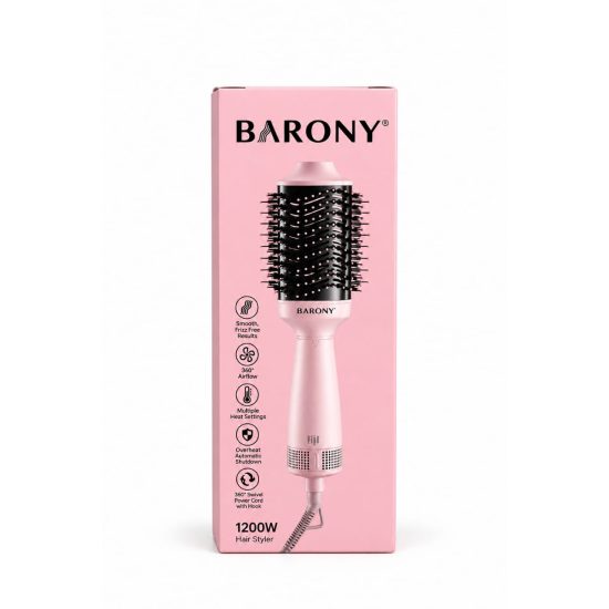 BARONY Hot Air Brush Hair Styler 1200W - RW-2007