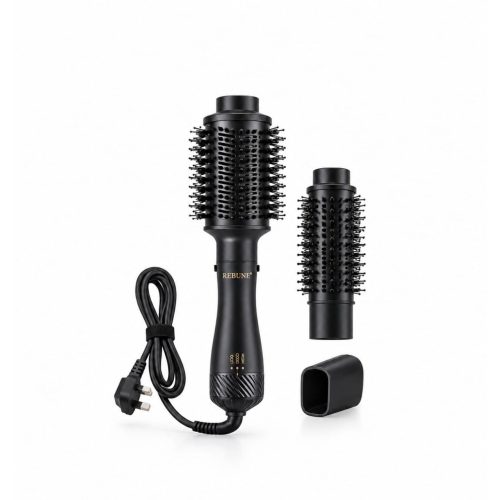 Rebune Professional 2 in 1 Hair Styler Set with 2 Interchangeable Brushes 1200W RE-2084 Rebune Professional 2 in 1 Hair Styler Set with 2 Interchangeable Brushes 1200W RE-2084