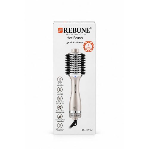 REBUNE Hot Hair Brush 1200W RE-2197 REBUNE Hot Hair Brush 1200W RE-2197