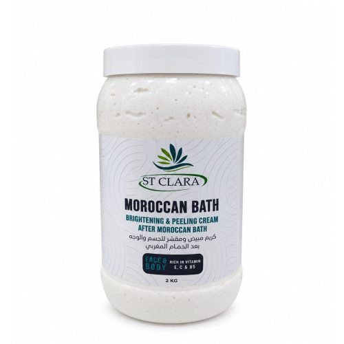 ST CLARA Moroccan Bath Brightening & Peeling Cream – 2 KG ST CLARA Moroccan Bath Brightening & Peeling Cream – 2 KG