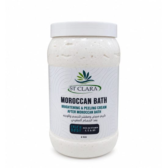 ST CLARA Moroccan Bath Brightening & Peeling Cream – 2 KG ST CLARA Moroccan Bath Brightening & Peeling Cream – 2 KG