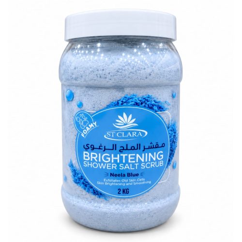 ST CLARA Brightening Foamy Shower Salt Scrub Neela Blue – 2 KG