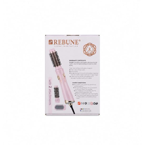 REBUNE RE-2207-2 Professional Hair Styler 1200W with 2 Attachments REBUNE RE-2207-2 Professional Hair Styler 1200W with 2 Attachments