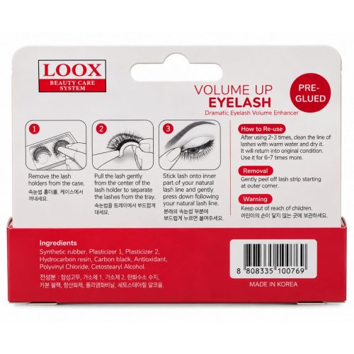 LOOX Volume Up Eyelash – D-42 – Pre-Glued LOOX Volume Up Eyelash – D-42 – Pre-Glued
