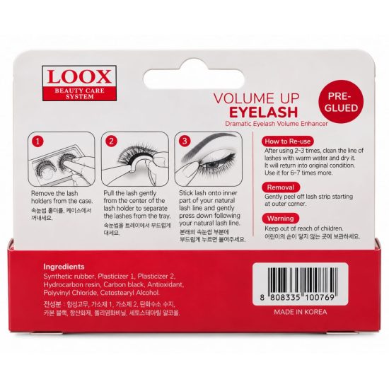 LOOX Volume Up Eyelash – D-42 – Pre-Glued