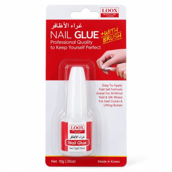 LOOX Nail Glue with Brush – 10g
