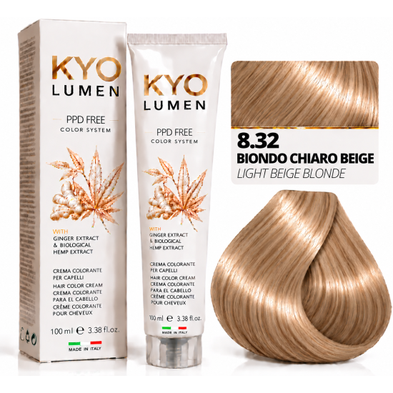 صبغة شعر KYO LUMEN الدائمة – PPD FREE اللون ألاشقر الفاتح وتدرجاته صبغة شعر KYO LUMEN الدائمة – PPD FREE اللون ألاشقر الفاتح وتدرجاته
