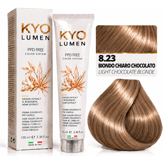صبغة شعر KYO LUMEN الدائمة – PPD FREE اللون ألاشقر الفاتح وتدرجاته صبغة شعر KYO LUMEN الدائمة – PPD FREE اللون ألاشقر الفاتح وتدرجاته