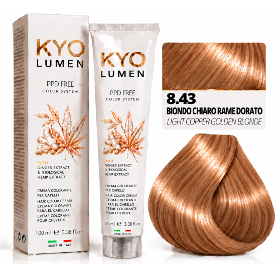 صبغة شعر KYO LUMEN الدائمة – PPD FREE اللون ألاشقر الفاتح وتدرجاته صبغة شعر KYO LUMEN الدائمة – PPD FREE اللون ألاشقر الفاتح وتدرجاته