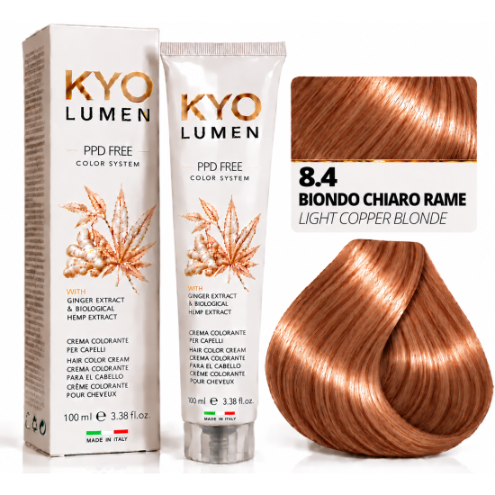 صبغة شعر KYO LUMEN الدائمة – PPD FREE اللون ألاشقر الفاتح وتدرجاته صبغة شعر KYO LUMEN الدائمة – PPD FREE اللون ألاشقر الفاتح وتدرجاته
