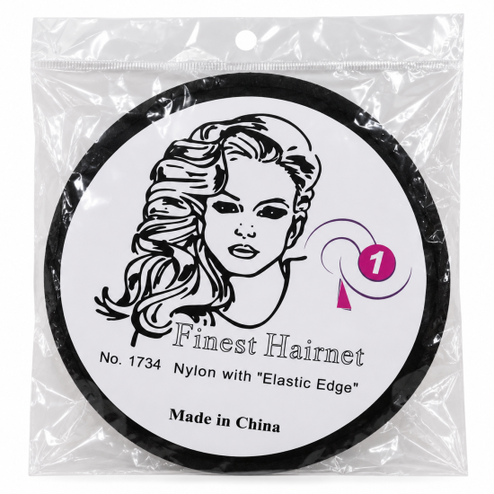شبكة شعر نايلون Finest Hairnet بحافة مطاطية – رقم 1734 شبكة شعر نايلون Finest Hairnet بحافة مطاطية – رقم 1734