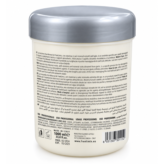 FreeLimix Daily Plus Vita-Mineral Restructuring Mask 1000 ml FreeLimix Daily Plus Vita-Mineral Restructuring Mask 1000 ml