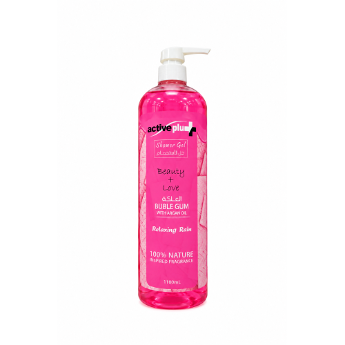 Active Plus Bubble Gum Shower Gel with Argan Oil – 1100 ml