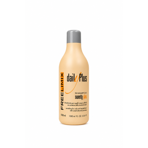 Daily Plus Sweety-Plus Shampoo for Curly and Tangled Hair with Sweet Almond Proteins – 1000 ml