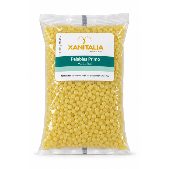 XANITALIA Pelables Primo Honey Depilatory Wax Pastilles – 1000 g XANITALIA Pelables Primo Honey Depilatory Wax Pastilles – 1000 g