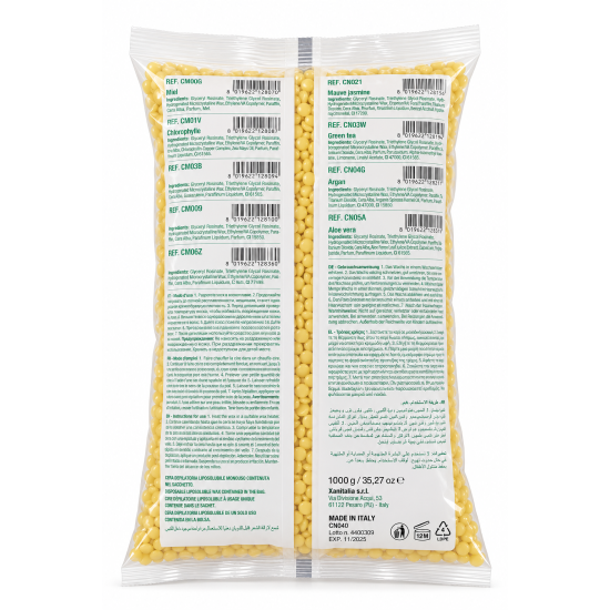 XANITALIA Pelables Primo Honey Depilatory Wax Pastilles – 1000 g