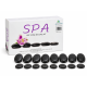 ST CLARA SPA Hot Stone Massage Set – 16 Pieces