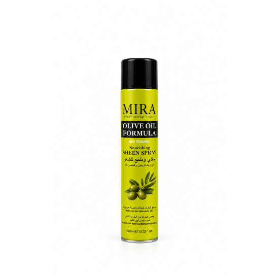 MIRA Olive Oil Formula Nourishing Sheen Hair Spray with Vitamin E – 400 ml