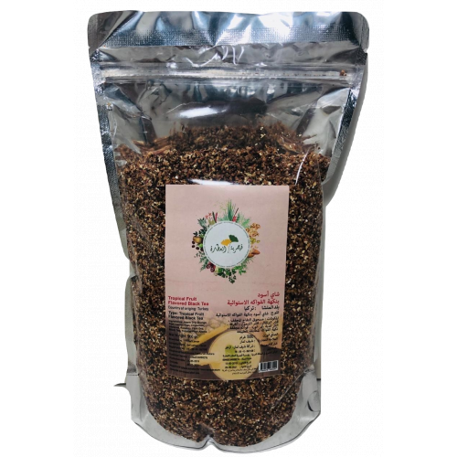 شاي أسود بنكهة الفواكه الاستوائية