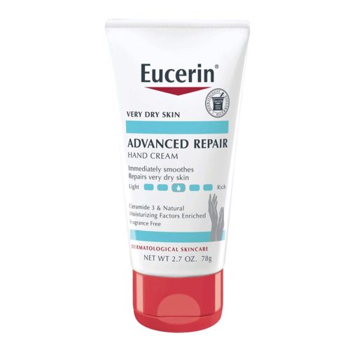 يوسيرين Eucerin كريم إصلاح اليدين المتقدم الخالي من العطور – تركيبة مكثفة لترطيب البشرة شديدة الجفاف – 78 جرام