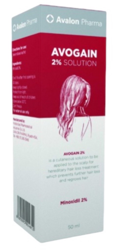 حلول Avogain 2٪ للنساء