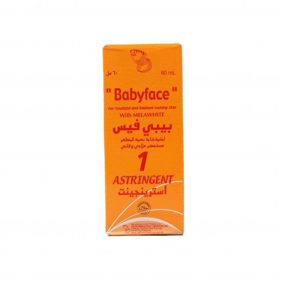 بيبي فيس محلول Melawhite 1 قابض 60 مل