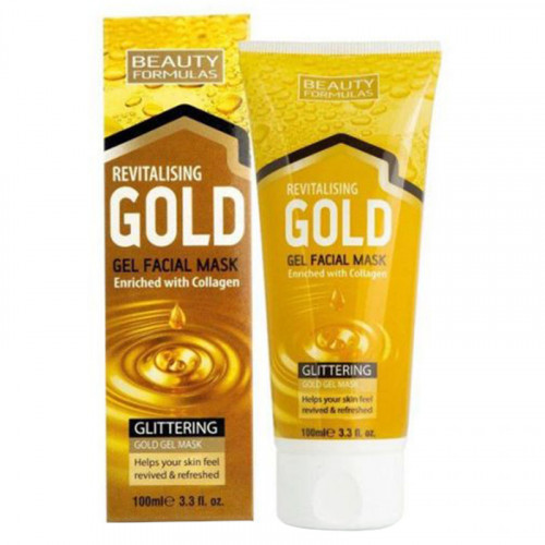 بيوتي فورميولاز - ماسك جل الذهب المنشط للوجه - 100 مل