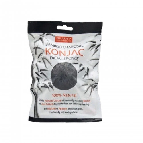 إسفنجة الوجه كونجاك المصنوعة من الخيزران والفحم من بيوتي فورميولا