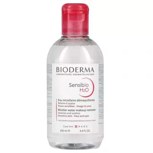 Bioderma, Sensibio H2O، محلول ميسيل لإزالة المكياج، 16.7 أونصة سائلة (500 مل)