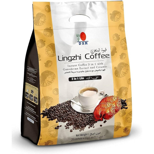 قهوة بالمبيض مع مسحوق جانوديرما من DXN قهوة بالمبيض مع مسحوق جانوديرما من DXN