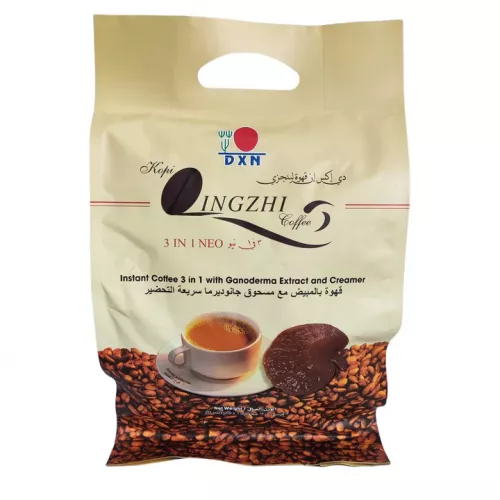 قهوة بالمبيض مع مسحوق جانوديرما  سريع التحضير من DXN